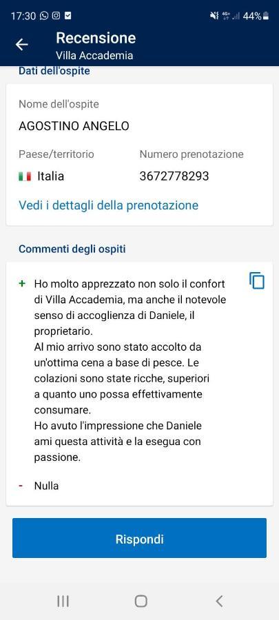 Villa Accademia Livourne Extérieur photo